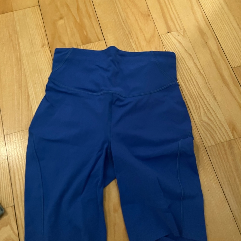 lululemon athletica Blue Bike Shorts